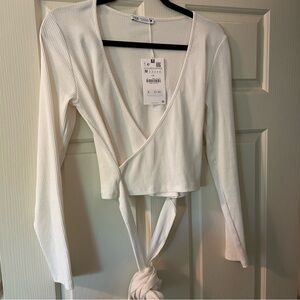 Zara wrap top NWT